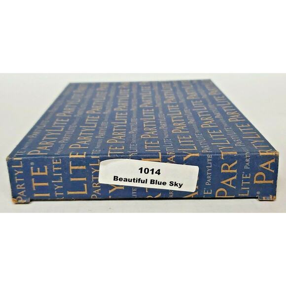 Vintage Partylite Tealights 12 Candles NOS "Beautiful Blue Sky" p1g/v041014 - Picture 2 of 2